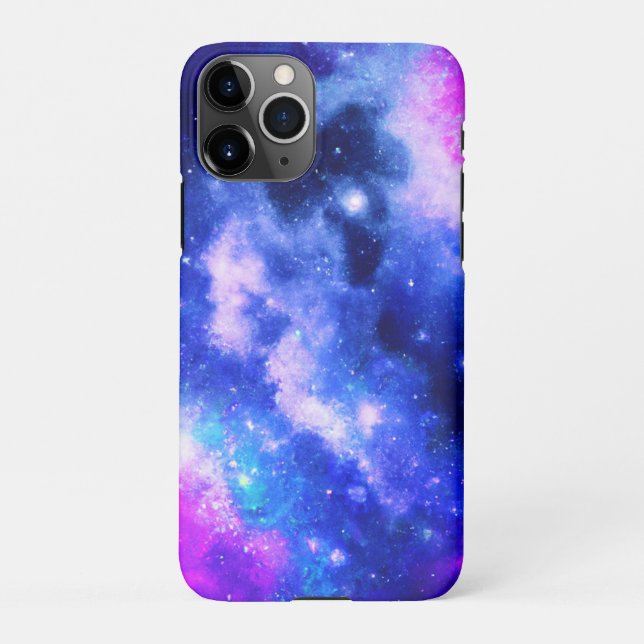 "Nebula Stars" - Eine Atemberaubende digitale Kuns iPhone Hülle (Rückseite)