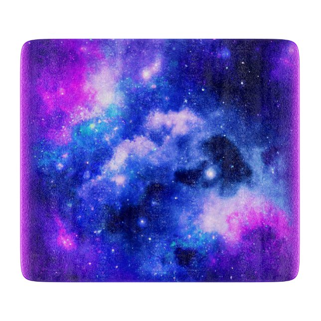 "Nebula Stars" - Eine Atemberaubende digitale Kuns Schneidebrett (Vorderseite)