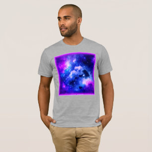 "Nebula Stars" - Eine Atemberaubende digitale Kuns T-Shirt