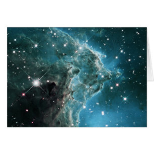 Nebula tête de singe bleu turquoise
