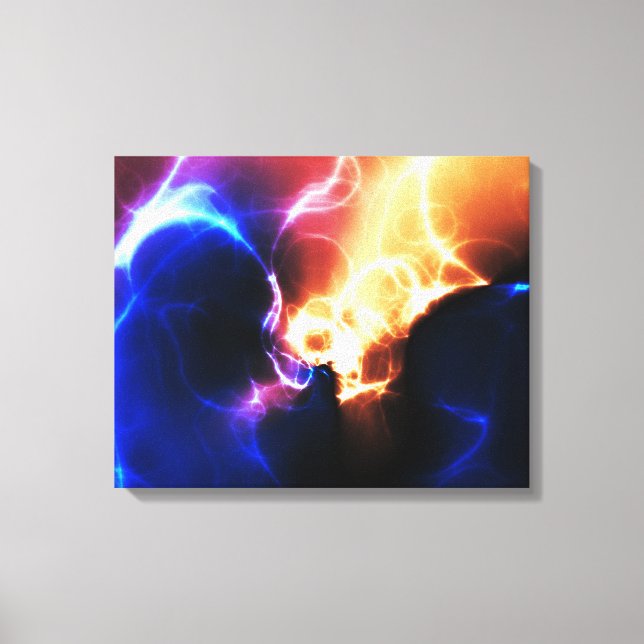 Nebulae 1 überzogene Canvas Leinwanddruck (Vorderseite)