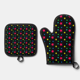 Nebulae Ofenhandschuh & Topflappen-Set