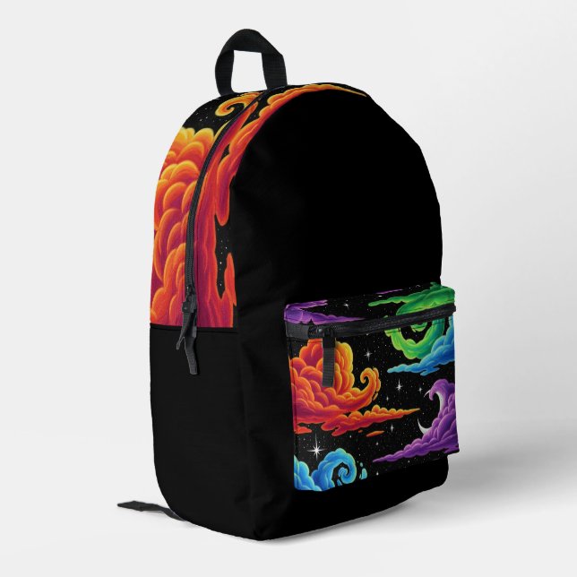 Nebulae-Rucksack Bedruckter Rucksack (Rückseitige Ecke links)