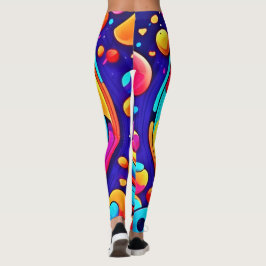 Nebulas farbenfrohe kosmische Vortex Art Leggings