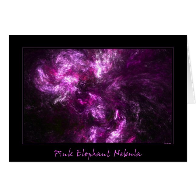 Nébuleuse d'éléphant rose (Devant horizontal)