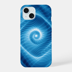 Nébuleuse spirale cosmique bleu et blanc
