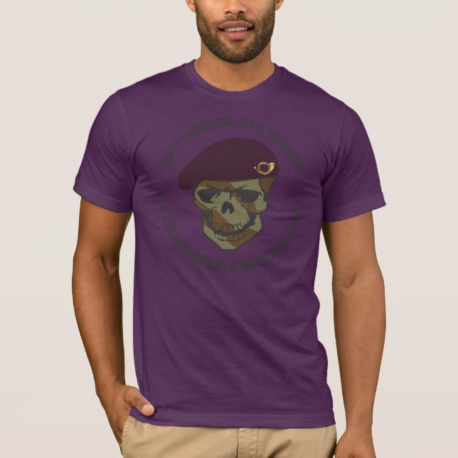 Nec Temere Nec Timide Garde jagers AASLT T-Shirt (Vorderseite)