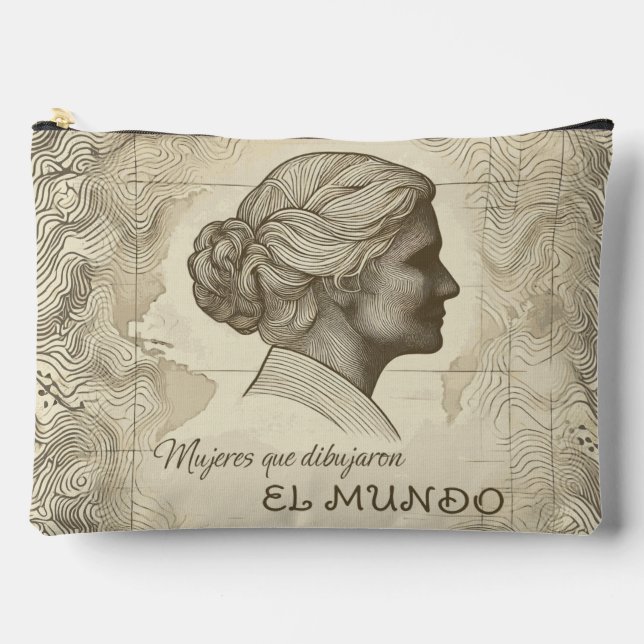 Neceser Mujeres que dibujaron el mundo Zubehörtasche (Vorderseite)