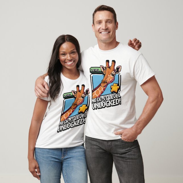 Neck-St Level Unlocks Meme T-Shirt (Unisex)