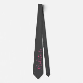 Neck Tie - Braut, um auf ihrer Hennennacht draußen Krawatte