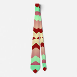 Neck Tie, ein mehrfarbiges Stoffmuster-Design Krawatte