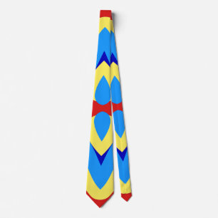 Neck Tie, ein mehrfarbiges Stoffmuster-Design Krawatte
