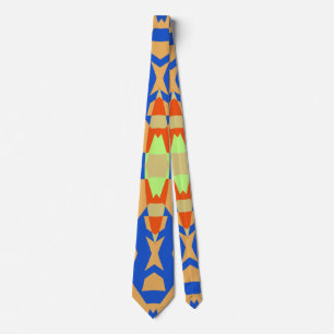 Neck Tie, ein mehrfarbiges Stoffmuster-Design Krawatte