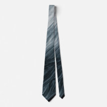 Neck Tie in Blautönen mit Abstraktem Muster