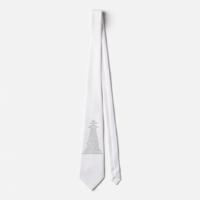 Neck Tie Lighthouse Gestalten Christliches Gedicht Krawatte (Vorderseite)