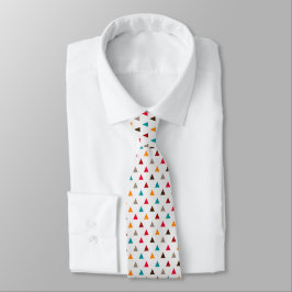 Neck Tie - Mehrfarbige Dreiecke Krawatte
