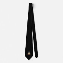 Neck Tie mit farbiger Stickerei