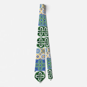 Neck Tie Portugiesische Fliesen Krawatte