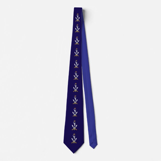 Neck Tie Queens Gurkha Signale Krawatte (Vorderseite)