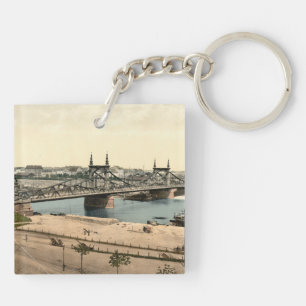 Neckarbrücke, Mannheim, Deutschland Schlüsselanhänger
