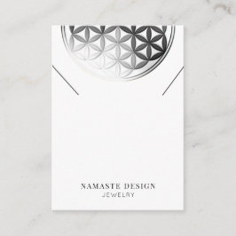 Necklace Display Card ・ Blume von Life/Mandala Visitenkarte