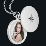 Necklace Locket Foto hinzufügen<br><div class="desc">Necklace Locket Add Your Foto Sweet 16 Quinceanera Birthday Baby Foto Boyfriend Girlfriend Geschenk</div>