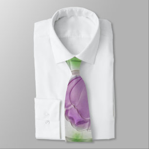 Necktie de lavande florale Cravate Mariage florale