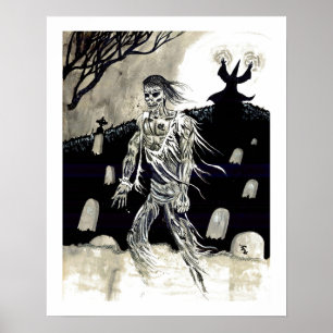 "Necromancer" - Plakat von Tracy Lesch