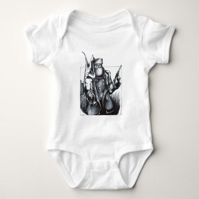 Ned Kelly Baby Strampler (Vorderseite)