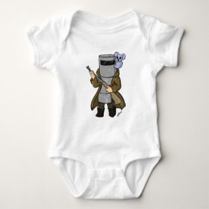 ned Kelly beunruhigt Baby Strampler