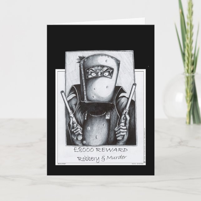 Ned Kelly: Gewollt Karte (Vorderseite)