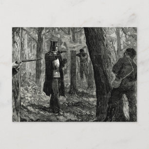 Ned Kelly in Bay Postkarte