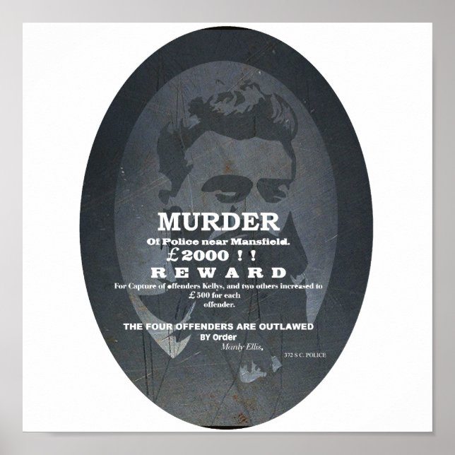 Ned Kelly Reward Poster (Vorne)