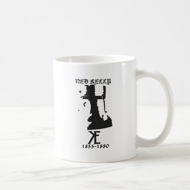 Ned Kelly Sturzhelm Kaffeetasse (Rechts)