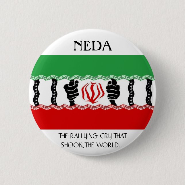 NEDA, der Parole-Knopf Button (Vorderseite)