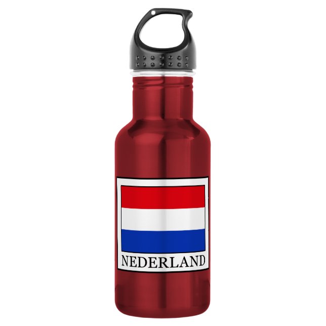 Nederland Edelstahlflasche (Vorderseite)