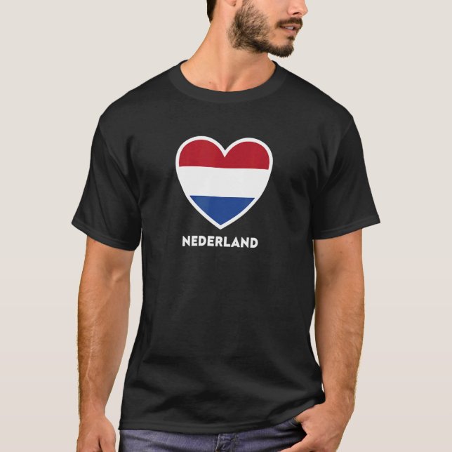 Nederland Flag T-Shirt (Vorderseite)
