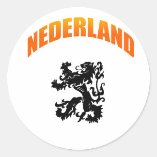 Nederland leeuw Voetbal wk Runder Aufkleber