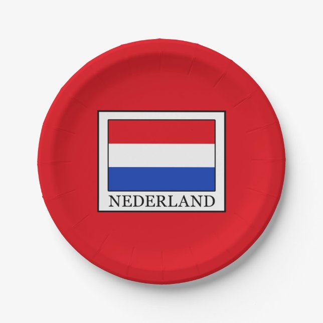 Nederland Pappteller (Vorderseite)