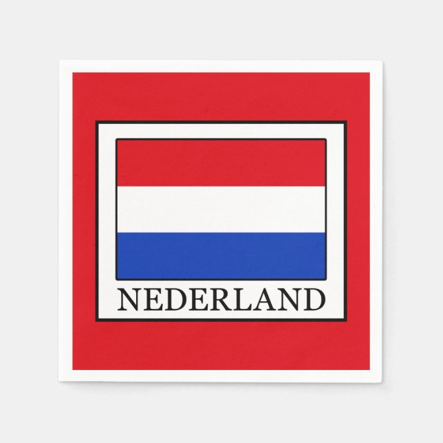 Nederland Serviette (Vorderseite)