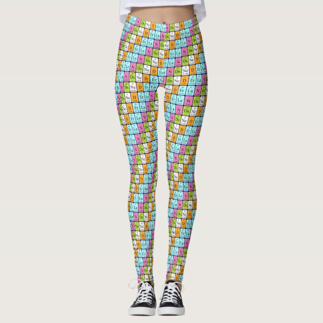 Nederlands patriotique tableau périodique leggings (Devant)