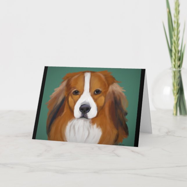 Nederlandse Kooikerhondje Karte (Vorderseite)