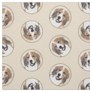 Nederlandse Kooikerhondje Malerei Haustier Hund Ku Stoff