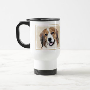 Nederlandse Kooikerhondje Malerei - Hund Art Reisebecher