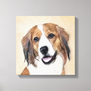 Nederlandse Kooikerhondje Malerei - Hunde Kunst Leinwanddruck