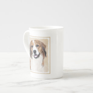Nederlandse Kooikerhondje Malerei - Hunde Kunst Prozellantasse