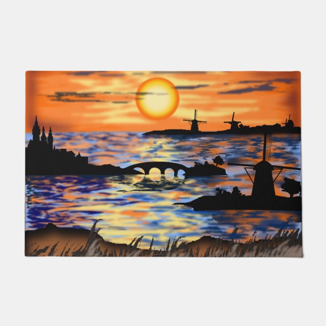 Nedherlands Sunset Doormat Fußmatte (Vorderseite)