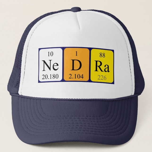 Nedra Periodenname Truckerkappe (Vorderseite)