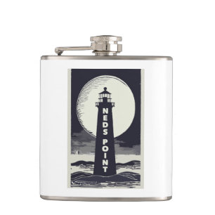 Ned's Point Lighthouse Massachusetts Moon Flachmann