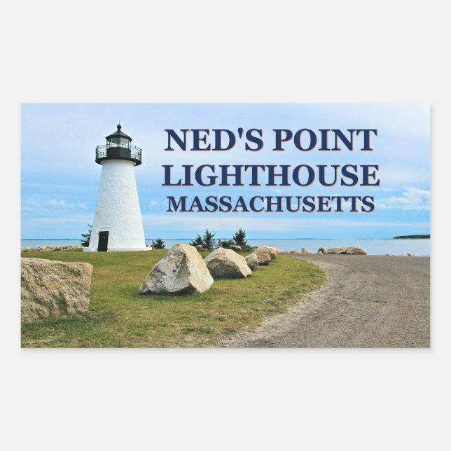 Ned's Point Lighthouse, Massachusetts Stickers (Vorderseite)